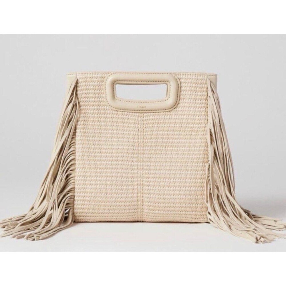 Maje Raffia Bag